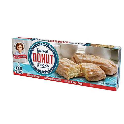 Little Debbie Snacks Donut Sticks, 6-Count Box (Pack of 6)