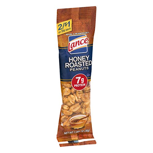 Lance Honey Roasted Peanuts 1.269oz Snack bags