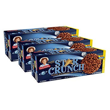 Little Debbie Star Crunch Cosmic Snacks 26.4 Oz (3 Boxes) by Little Debbie