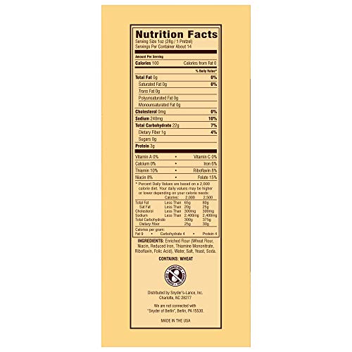 Snyder's of Hanover Sourdough Hard Pretzel Box - 13.5 oz - 2 pk