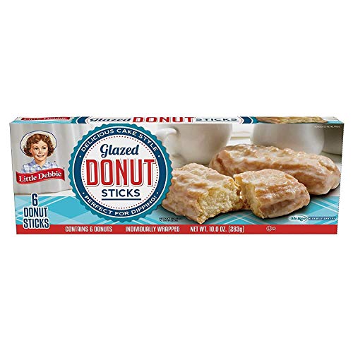 Little Debbie Snacks Donut Sticks, 6-Count Box (Pack of 6)
