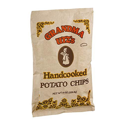 Grandma Utz's Handcooked Potato Chips 8 Oz (Pack of 6)
