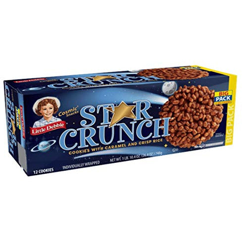 Little Debbie Star Crunch Cosmic Snacks 26.4 Oz (3 Boxes) by Little Debbie