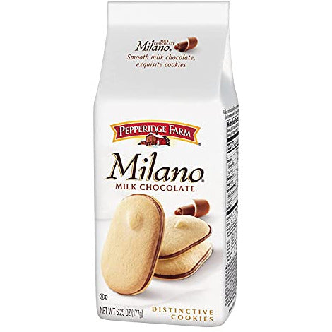 Pepperidge Farm Milk Chocolate Milano Cookies, 6.25-oz (Pack of 4)