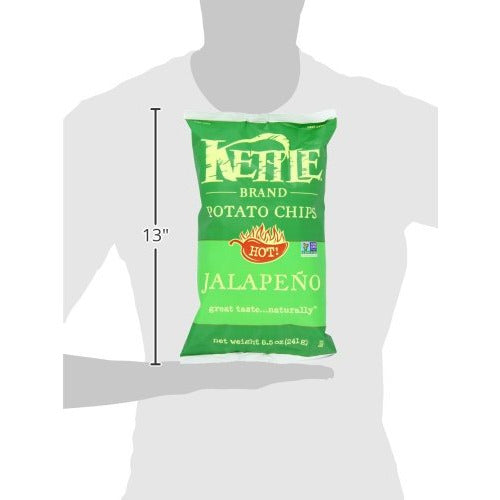 Kettle Brand Jalapeno Chip, 9-ounces (Pack of6)
