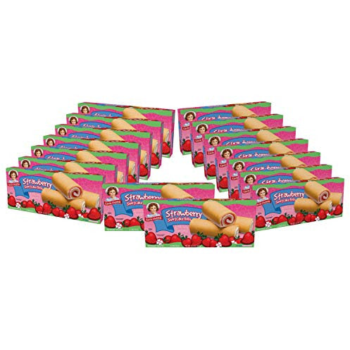 Little Debbie Snacks Strawberry Shortcake Rolls, 6-Count Box (CASE of 16 Boxes) by Little Debbie