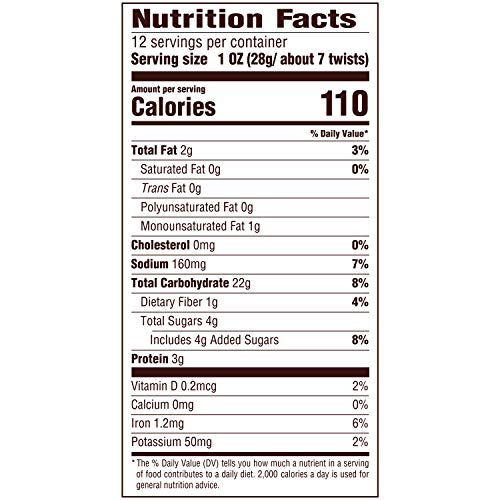 Snyder's Braided Twists Honey Wheat 12oz. (Pack of 5)