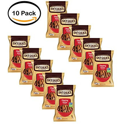PACK OF 10 - Snyder's of Hanover Dipping Pretzel Sticks, 12 Oz