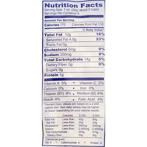 Golden Flake Puff Corn Butter, 6 oz Bags (Pack of 4)