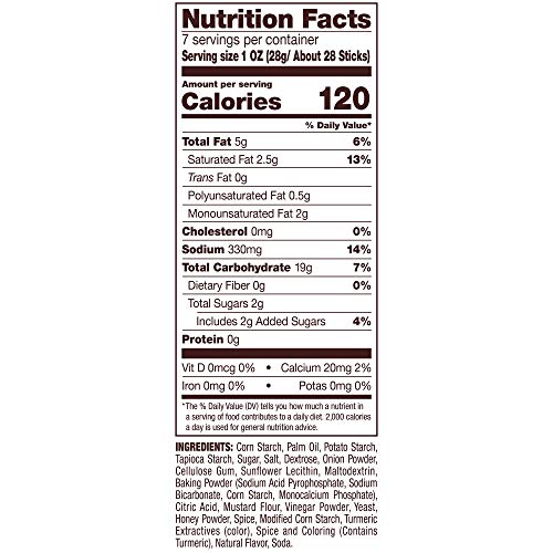 Snyder's Of Hanover Gluten Free Pretzel Sticks Honey Mustard & Onion (Pack of 6)