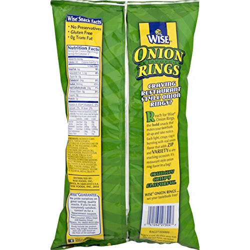 Wise Foods Crispy Onion Rings 5 oz. Bag
