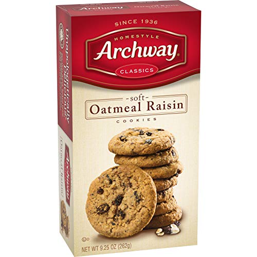 Archway Home Style Cookies, Oatmeal Raisin, 9.25oz, (2 Pack)