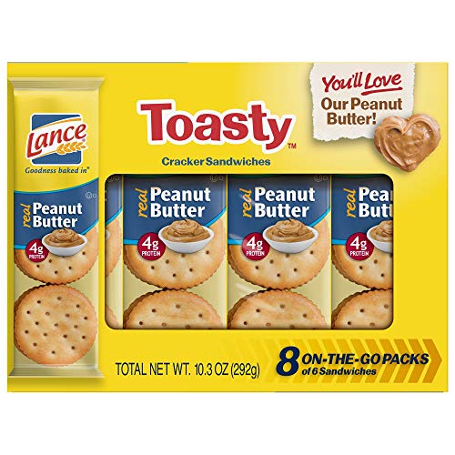 PACK OF 12 - Lance Sandwich Crackers, Toasty Peanut Butter, 8 Ct