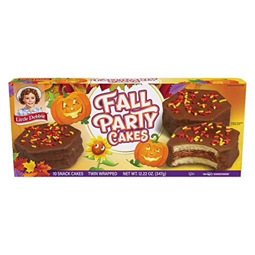 Little Debbie Fall Party Cakes, 6 Boxes, 30 Twin Wrapped Cakes, Chocolate 5 Count
