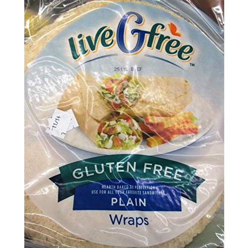 Gluten Free Plain Taco Tortilla Wraps (6 pack)