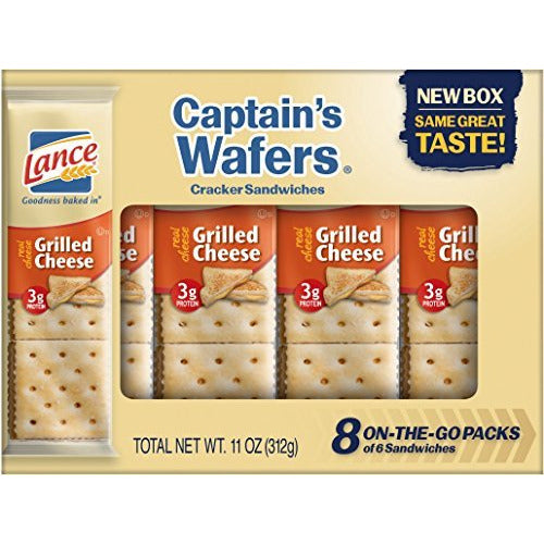 Lance Grilled Cheese on Captain Wafers Sandwich Crackers, 11 oz by Lance