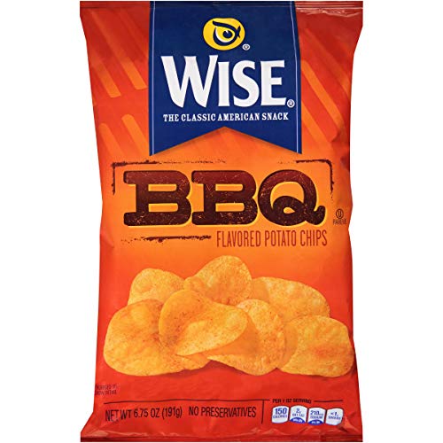 Wise BBQ Potato Chips, 6.75 Ounce