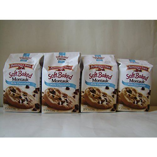 Pepperidge Farm Soft Baked Montauk Milk Chocolate Cookies 8.6 Oz (4pack)