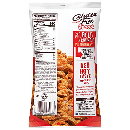 Snyder's Gluten Free Hot Buffalo Wing Pretzels 7oz