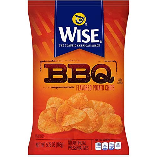 Wise BBQ Chips 5.75 Ounce 3 Bags