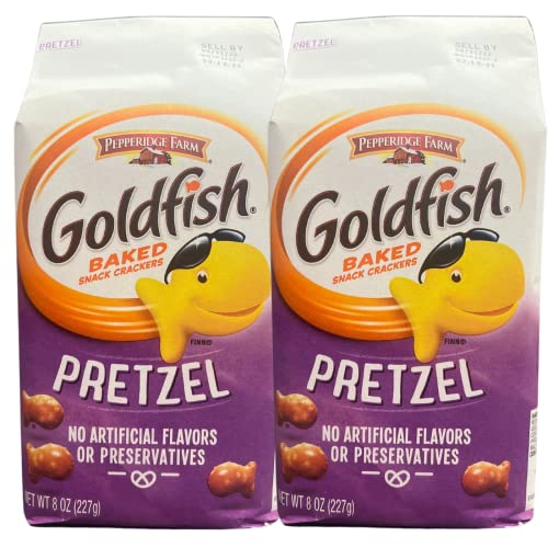 Pepperidge Farm Goldfish Pretzel Snack Crackers 8 Oz (Pack of 2)