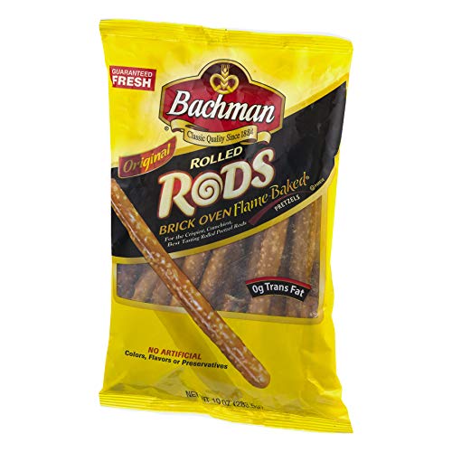 Bachman Original Rolled Rods Baked Pretzels, 10 Oz. (Pack of 12)