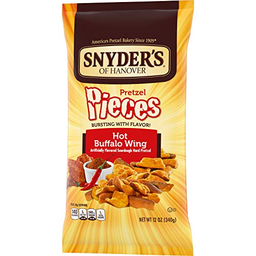 Snyder's of Hanover Hot Buffalo Wing Pretzel Pieces 12oz, pack of 1