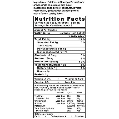 Kettle Brand Jalapeno Chip, 9-ounces (Pack of6)
