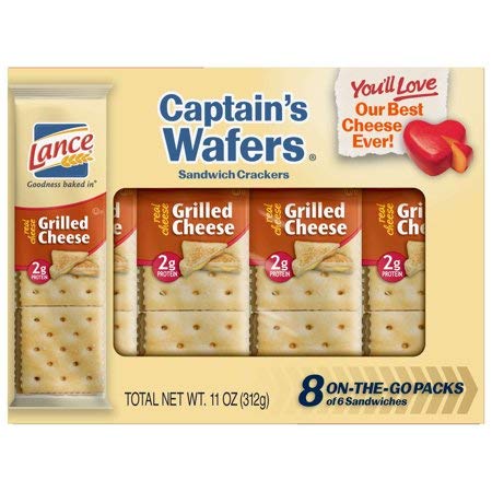 Expect More Lance Captain's Wafers Grilled Cheese Sandwich Crackers, 6 pk. / 48 Count