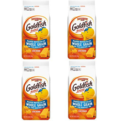 Pepperidge Farm Goldfish Whole Grain Cheddar (Pack of 4)