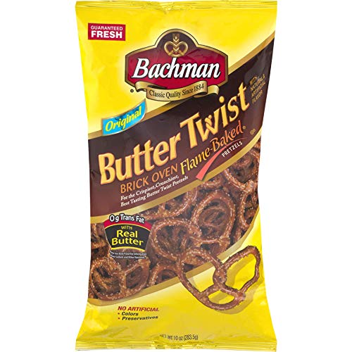 Bachman Butter Twist Pretzels 10oz. (4 Pack)