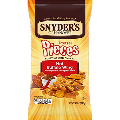 Snyder's of Hanover Hot Buffalo Wing Pretzel Pieces 12oz, pack of 1