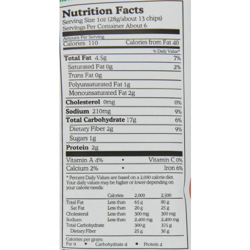 Late July organic Snacks Mild Green Mojo Multigrain Tortilla Chips, 5.5-Ounce (Pack of 6)