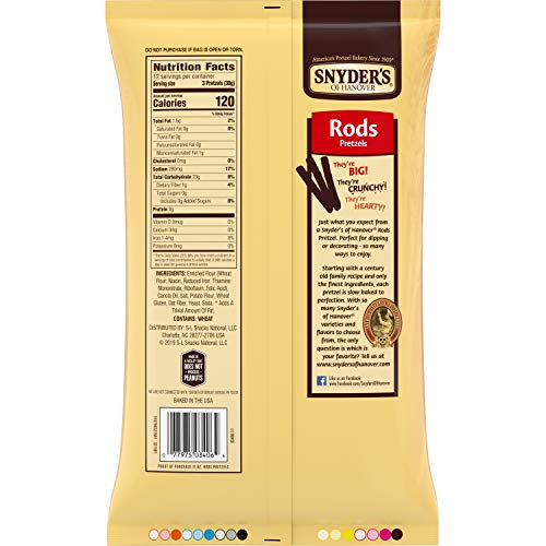 Snyder's of Hanover Rod Pretzels - 12 oz by Snyder's of Hanover