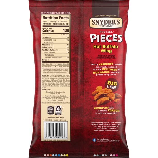 Snyder's of Hanover Flavored Pretzel Pieces, Choice of 4 Flavors- 11.25 oz. Bags