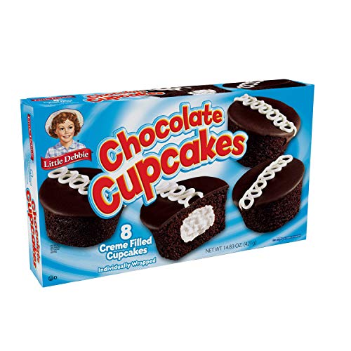 Little Debbie Chocolate Cupcakes 8 Creme Filled Cupcakes by Little Debbie