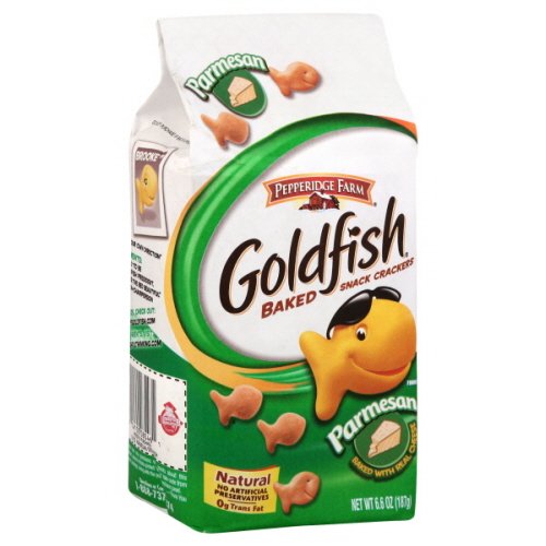 Goldfish Baked Snack Crackers, Parmesan, 6.6 Oz. (Pack of 6)