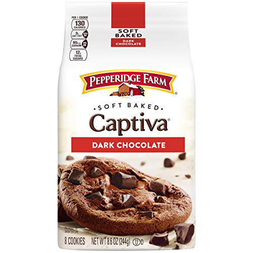 Pepperidge Farm Soft Baked Captiva Dark Chocolate Brownie Cookies