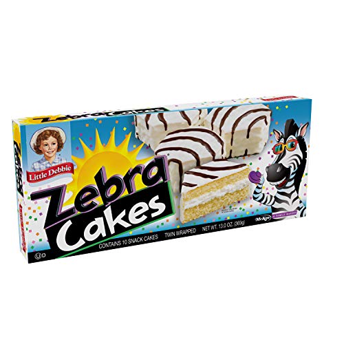 Little Debbie Zebra Cakes, Contains 10 Snack Cakes (Twin Wrapped) - 3 Pack
