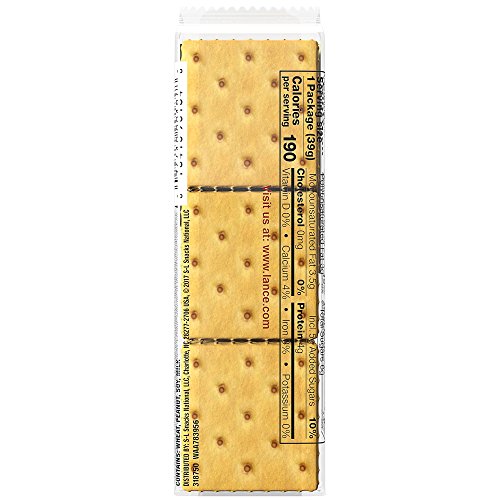 Lance Captain's Wafers Sandwich Crackers, Peanut Butter & Honey, 1.38 Ounce (Pack of 120)