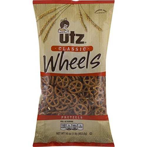 Utz - Wheels Pretzels 16oz (4 bags)