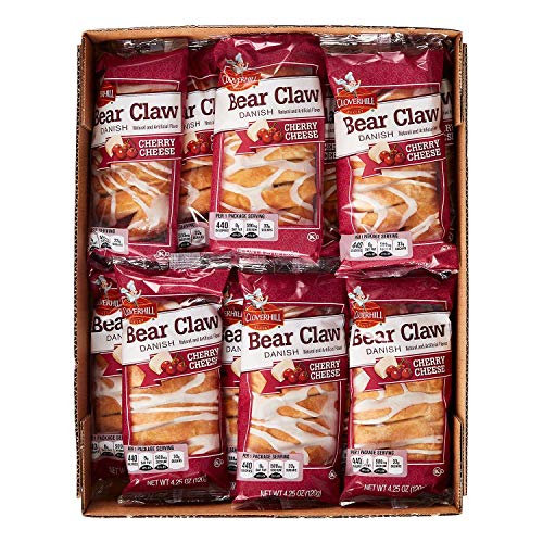 Cloverhill Cherry and Cheese Danish 12 count box (1 Pack)