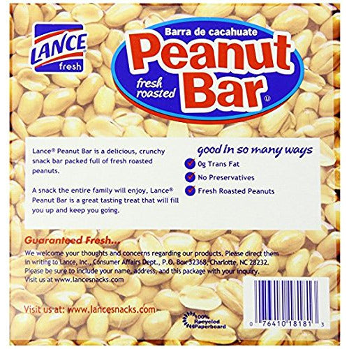 Lance Peanut Individually Wrapped Bars