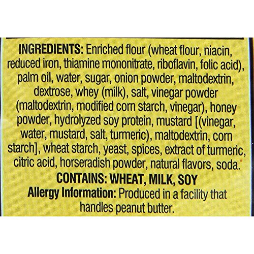 Snyder's of Hanover Pretzel Pieces, Honey Mustard & Onion, 12 Oz (Pack of 5)