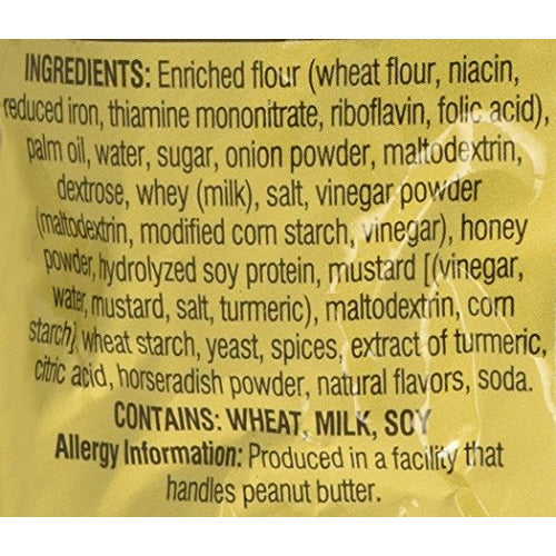 Snyder's of Hanover, Honey Mustard & Onion Pretzel Pieces, 12oz Bag (Pack of 3)