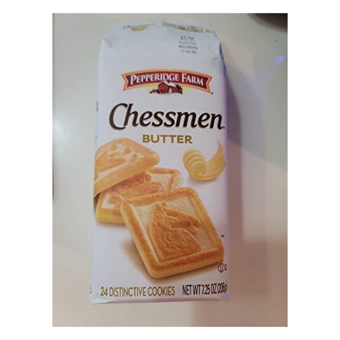 Pepperidge Farm Butter Chessmen Cookies, 7.25-Ounce - Pack of 3