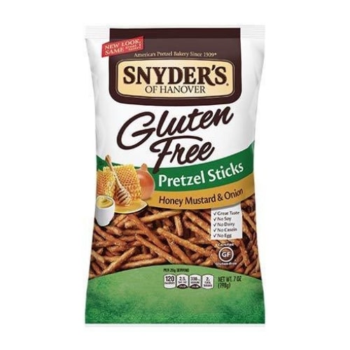 Snyder's of Hanover Gluten Free All Natural Pretzel Honey Mustard and Onion