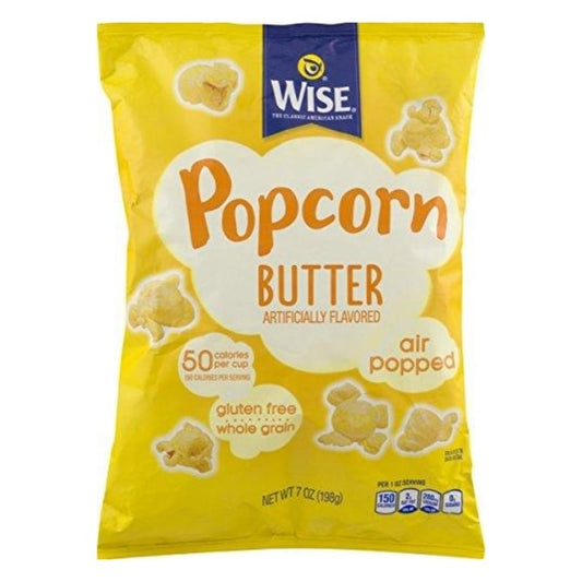 Wise Foods Air Popped Butter Popcorn 6 oz. Bag (6 Bags)