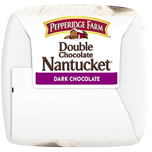 Pepperidge Farm Double Chocolate Nantucket Dark Chocolate Chunk Crispy Cookies 7.75 oz. (Pack of 4) by Pepperidge Farm