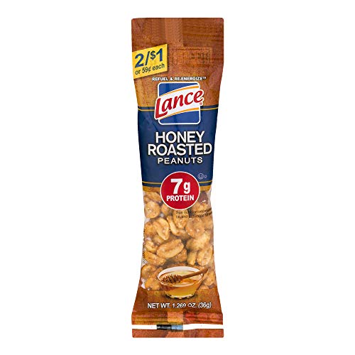Lance Honey Roasted Peanuts 1.269oz Snack bags
